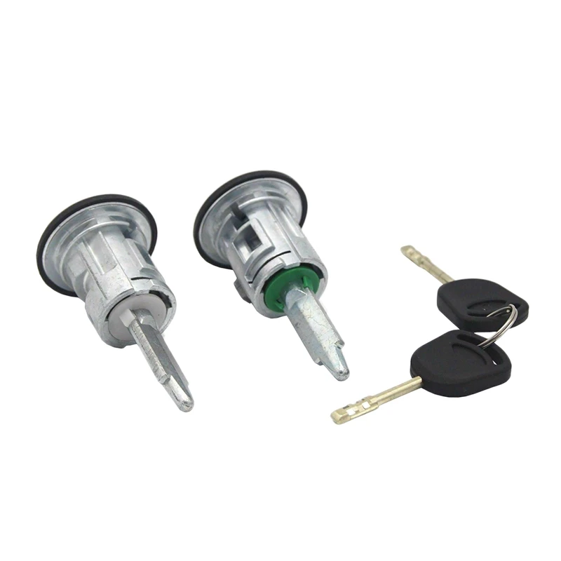 A02G Car Front Door Left and Right Door Locks Left and Right Lock Kit with 2 Keys for Ford Transit MK6 MK7 2006-2014