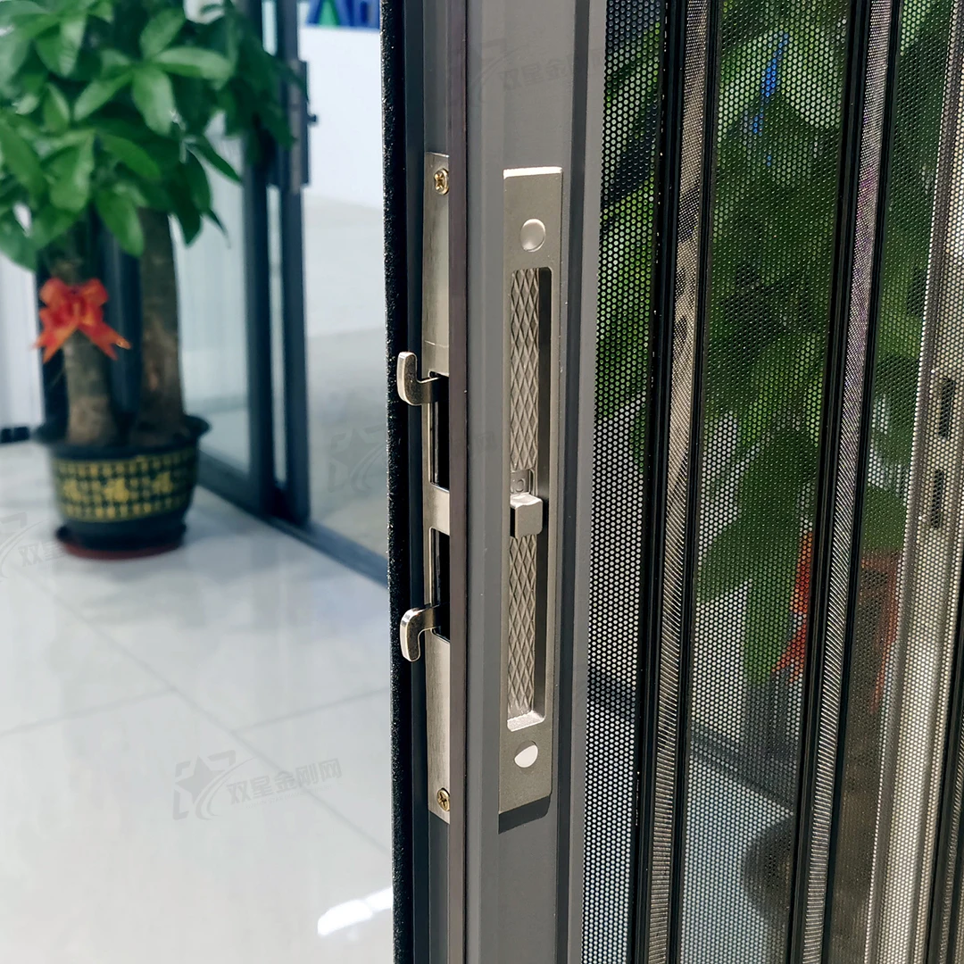 Serratura in lega di zinco: porta con schermo pieghevole di qualità premium per una sicurezza durevole