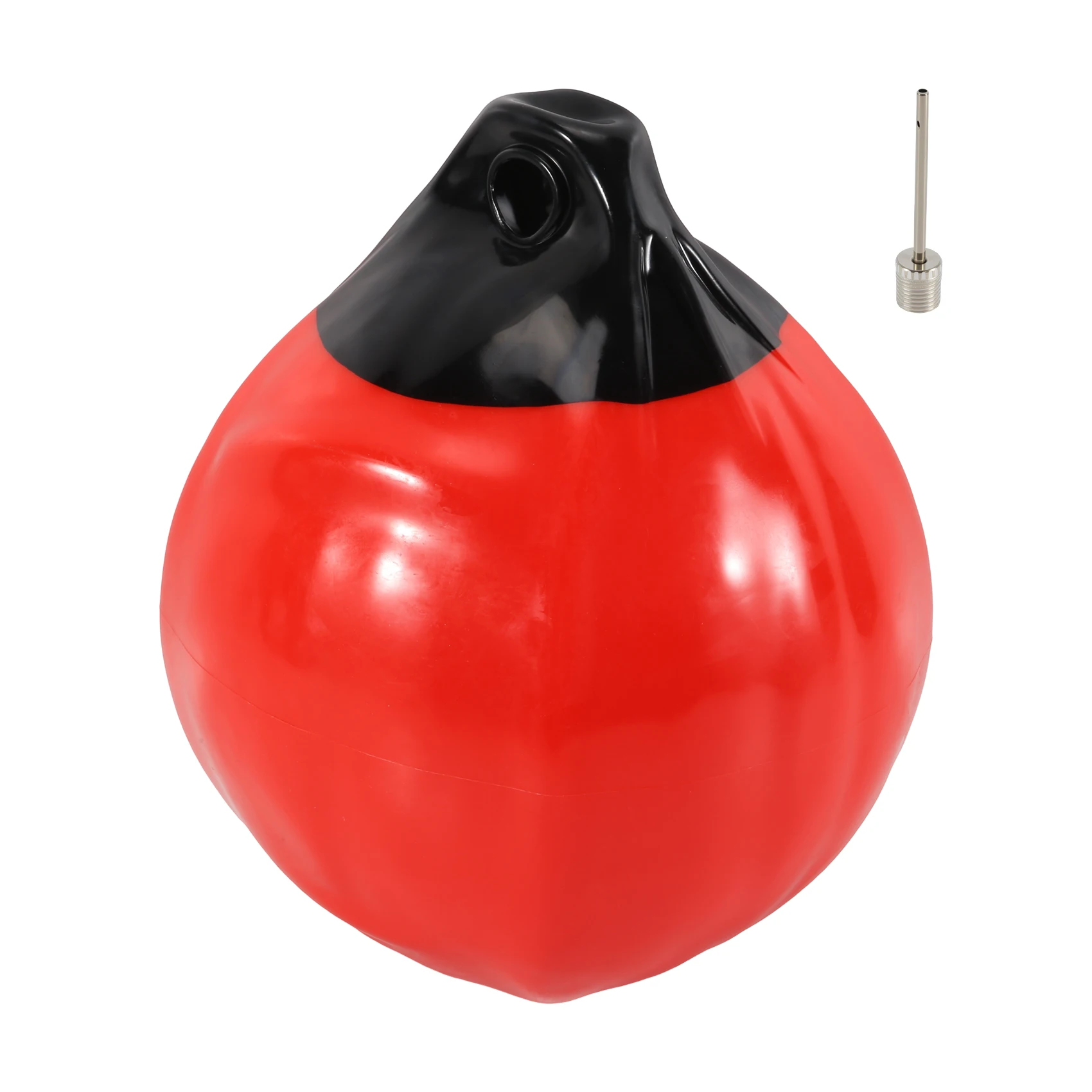 Heavy Duty PVC Boat Fender Ball Round Anchor Buoy Dock Bumper Ball Inflatable Protection Marine Mooring Buoy