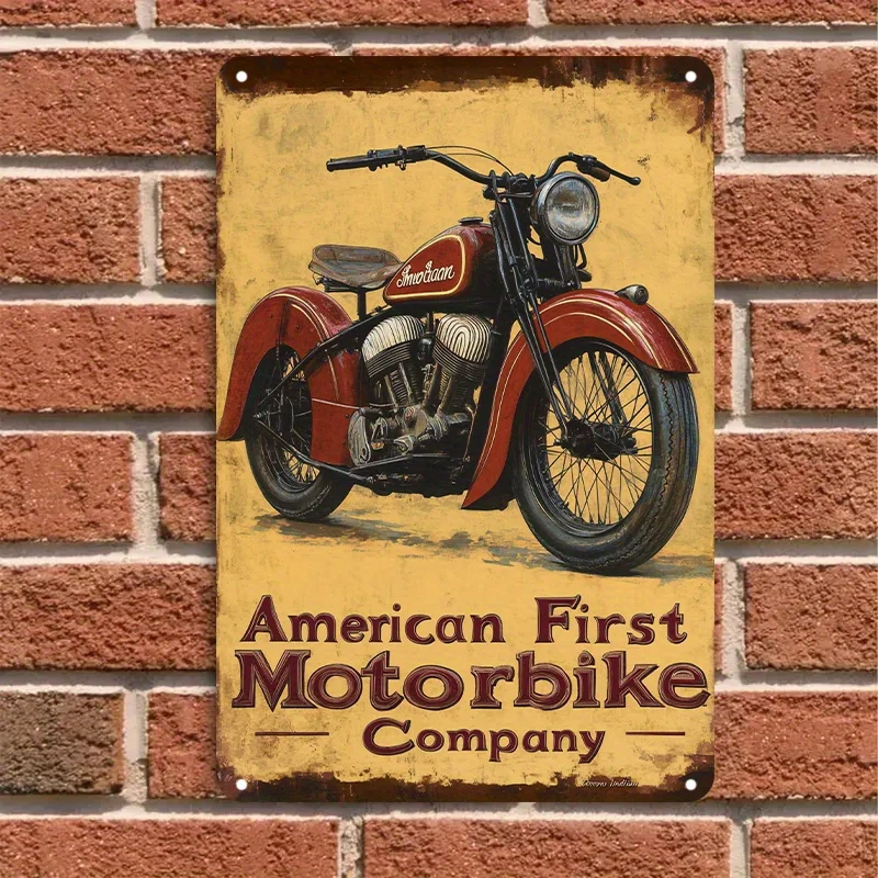Metal Tin Sign -   Weatherproof Retro Wall Art with American