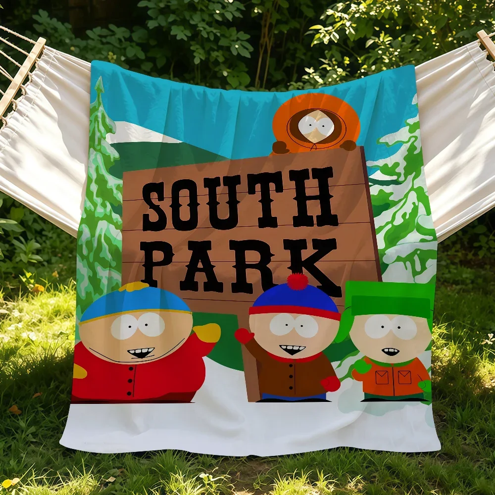 Cartoon Cute S-SOUTH P-PARK T-Towelie-S Blanket Suitable For Sofas Beds Offices Cars Outdoor Travel An Gift For Friends Family