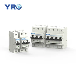 2P AC MCB 230V C Type Stroomonderbreker Overbelastingsbeveiliging Kortsluitbeveiliging Kleine Huishoudelijke Hoofdschakelaar Din Rail