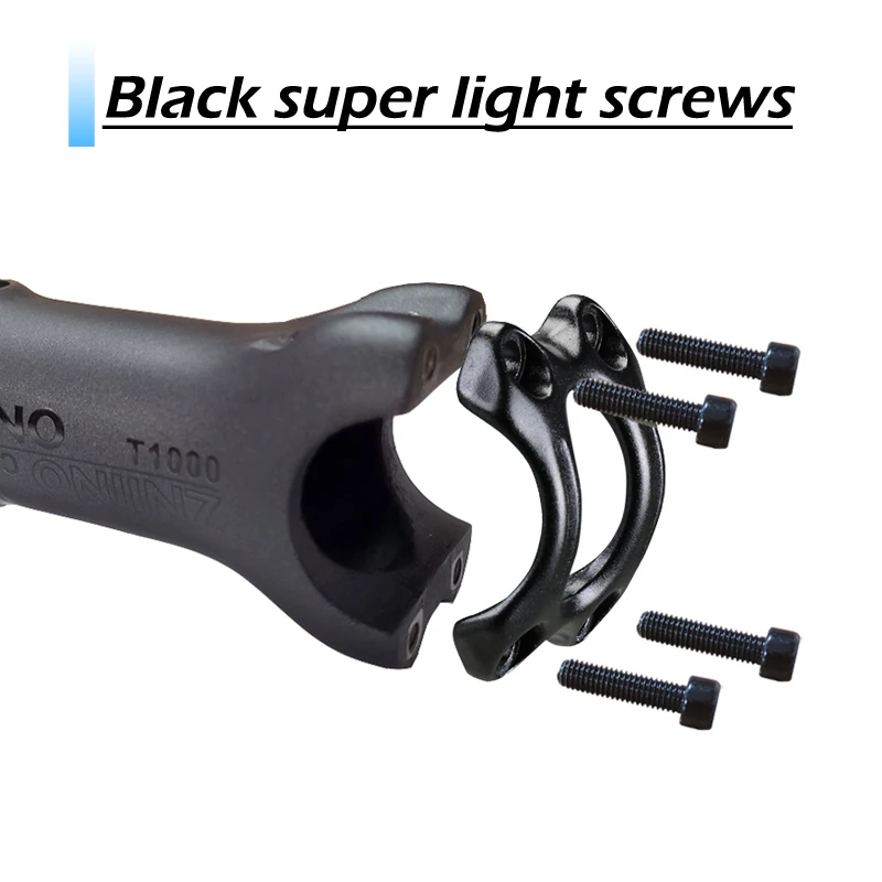 ZNIINO T1000 Carbon MTB Fahrrad Vorbau 6/17 Grad 31,8 MM Carbon Rennrad Vorbau Positive und Negative Radfahren Power Teile – Detail 7