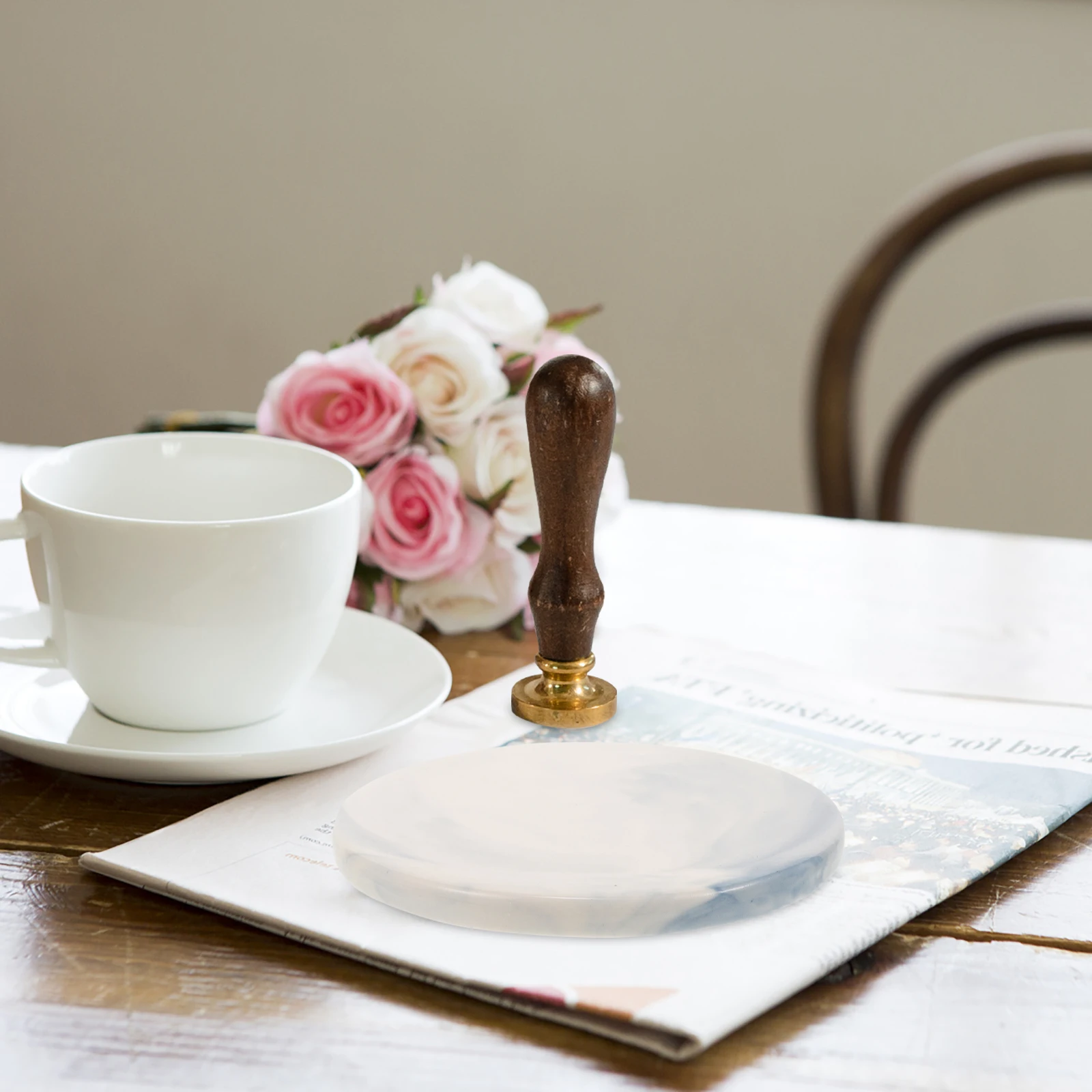 

Nonstick Ceramic Wax Seal Pad Heat Resistant Demoulding Coaster for Letters Documents Exquisite Craft Wax Seal Mat