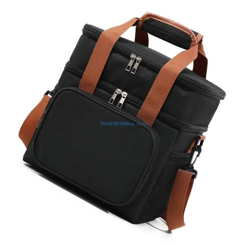 

63HC Thermal Insulated Bag Lunch Box Picnics Bag Large Capacity Coolers Bag for Work