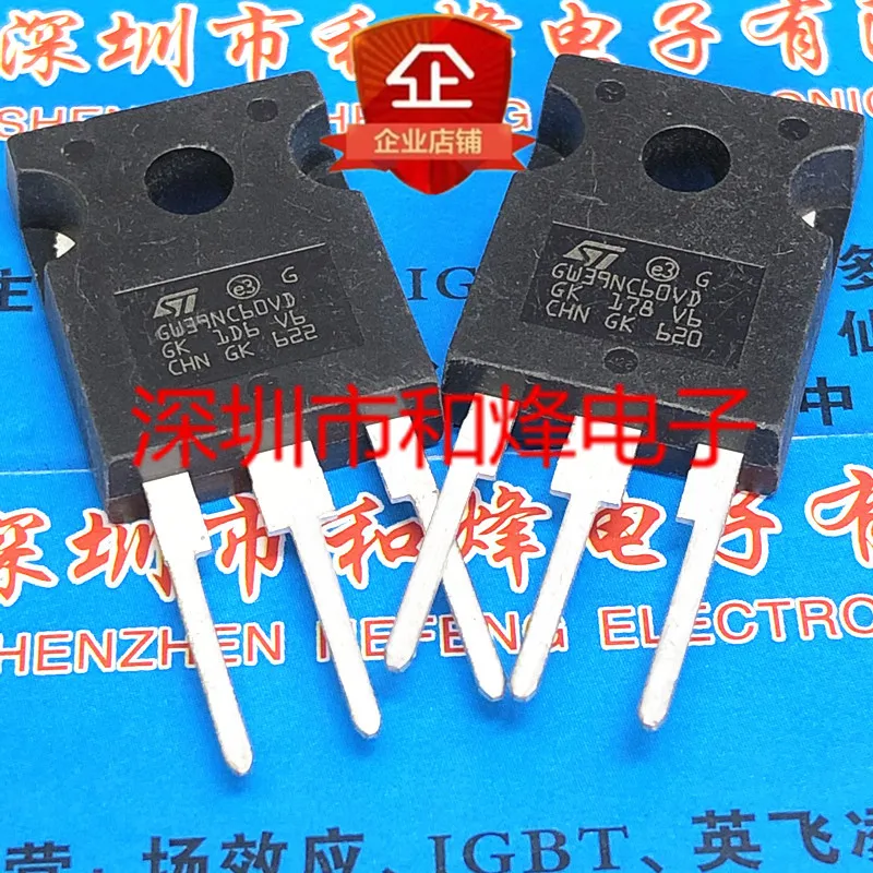 5PCS-10PCS GW39NC60VD STGW39NC60VD  TO-247 600V40A  Imported Original Best Quality In Stock Fast Shipping