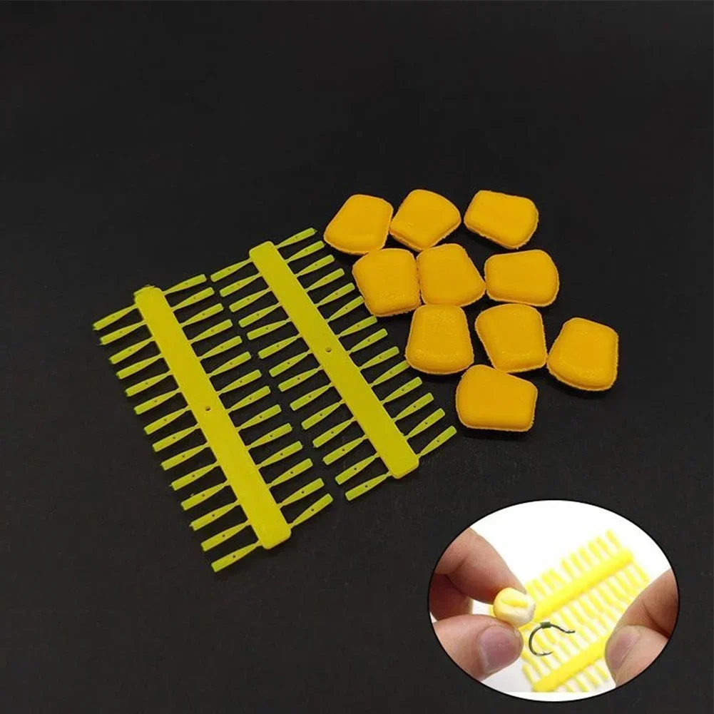 

10pcs Fshing Quick Stops Bait Hair Rigs Transparent Yellow Red Boilies Pellet Stoper Carp Fishing Method Feeder Accessories