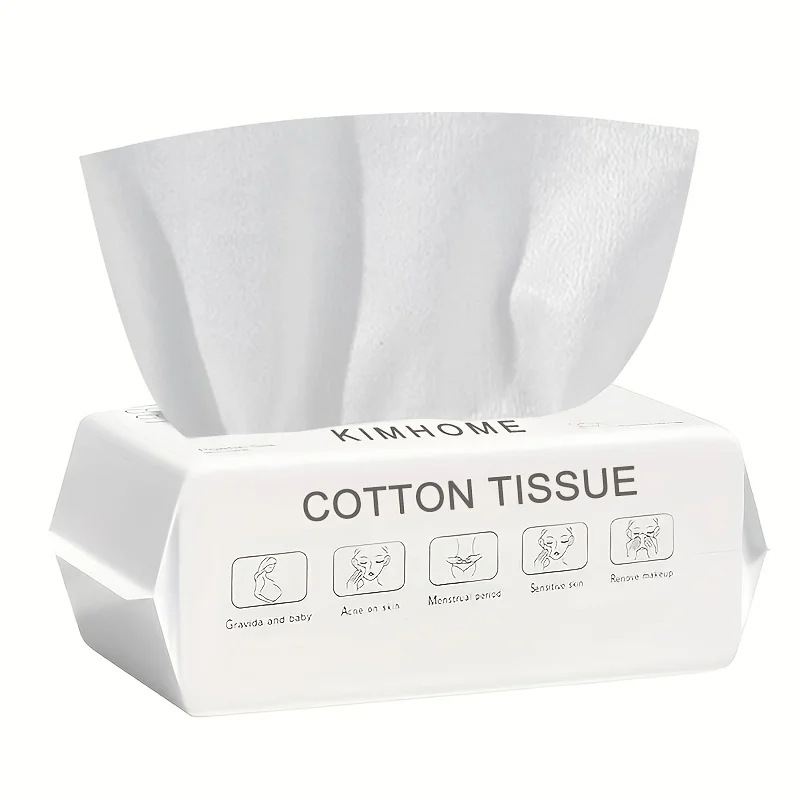 50/100 Pcs cotton tissue Disposable Face Towel For Washing Soft Dry Wipes Facial Cloths Towelettes For Washing And Drying