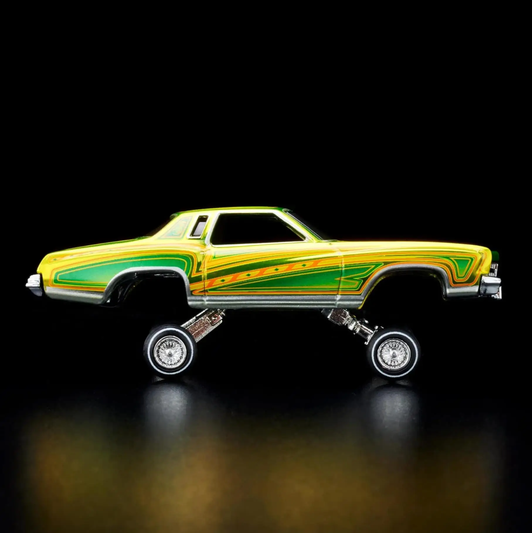 Hot Wheels Cars 1/64 RLC 1975 Chevrolet Monte Carlo Lowrider Metal Die-cast Model Collection Toy Vehicles