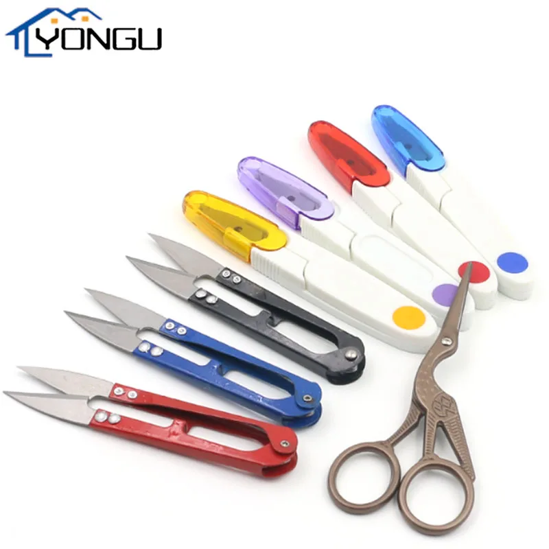 Useful Steel Stitch U-Shape Use Scissors Cut Fishing Line Trimming Nipper Essential Cross Accessories