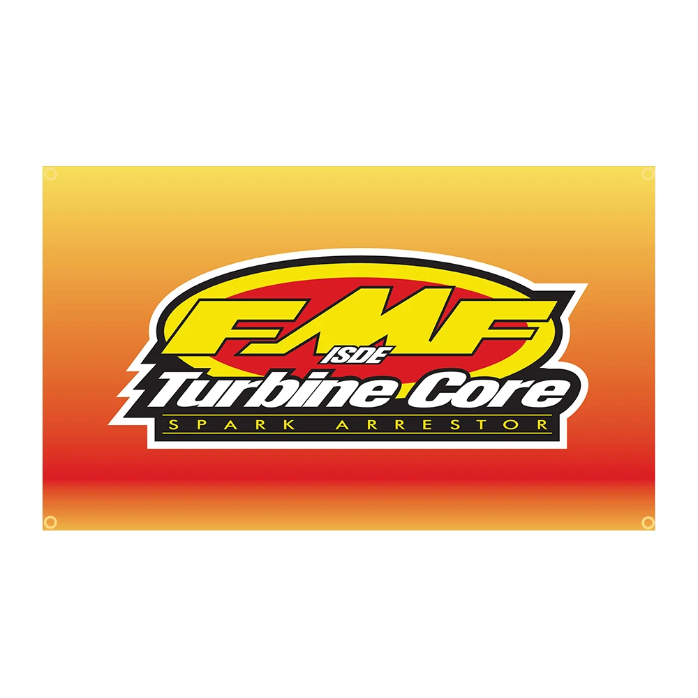 90x150cm FMF Racing Car Spark Flag Polyester Printed Garage or Outdoor Decoration Banner Tapestry