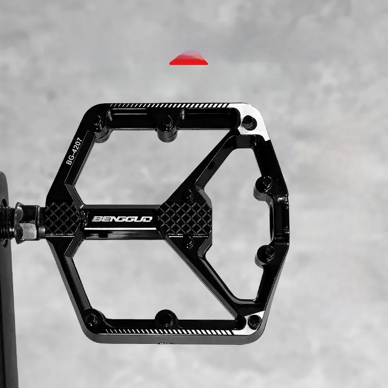 

Велосипедные педали из алюминиевого сплава, горный велосипед, дорожный велосипед, противоскользящая двойная подставка для ног DU Peilin, аксессуары для велосипеда
