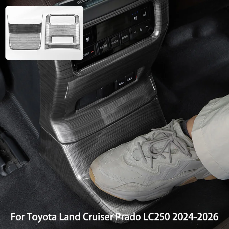 

Автомобильные аксессуары подходят для Toyota Land Cruiser Prado LC250 2024-2026 ABS задняя противоударная панель кондиционера