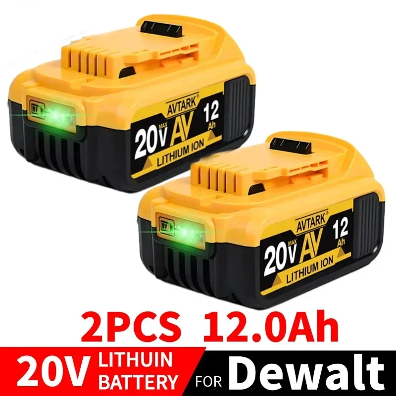 

For Dewalt battery 20V 12.0Ah for DCB200 Battery MAX Lithium DCB184 DCB206 DCB182 DCB180 DCB181 DCB182 DCB201 DCB206