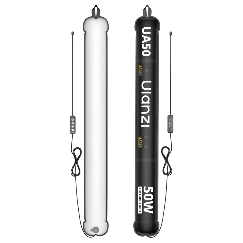 Ulanzi UA50 50W Bi-Color Air Tube Light 2700-6500K Livestreaming Vlog Shot for Portrait Product Videography Interior Photography