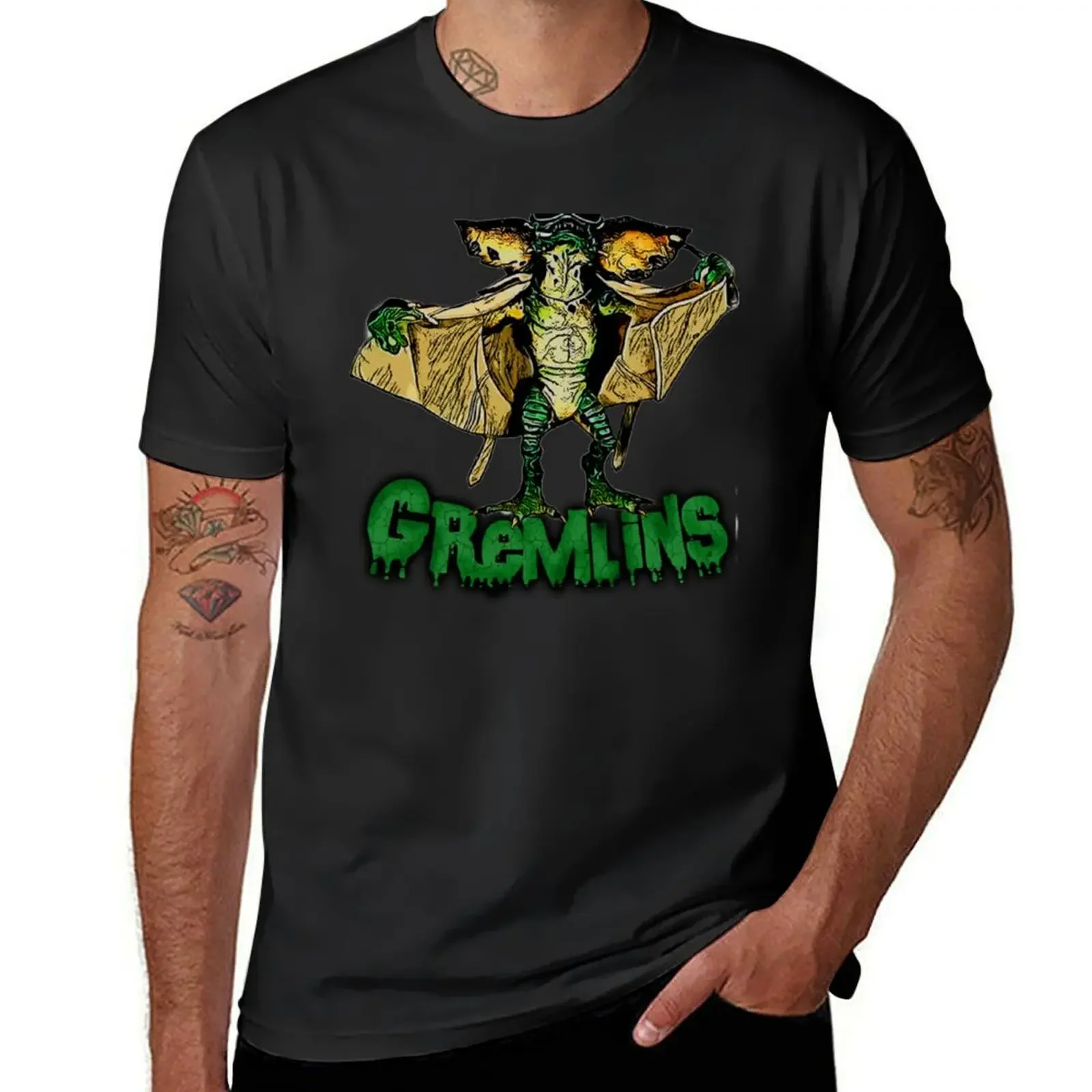 Gremlins Gremlins- The flasher T-Shirt customizeds boys whites Aesthetic clothing men clothing