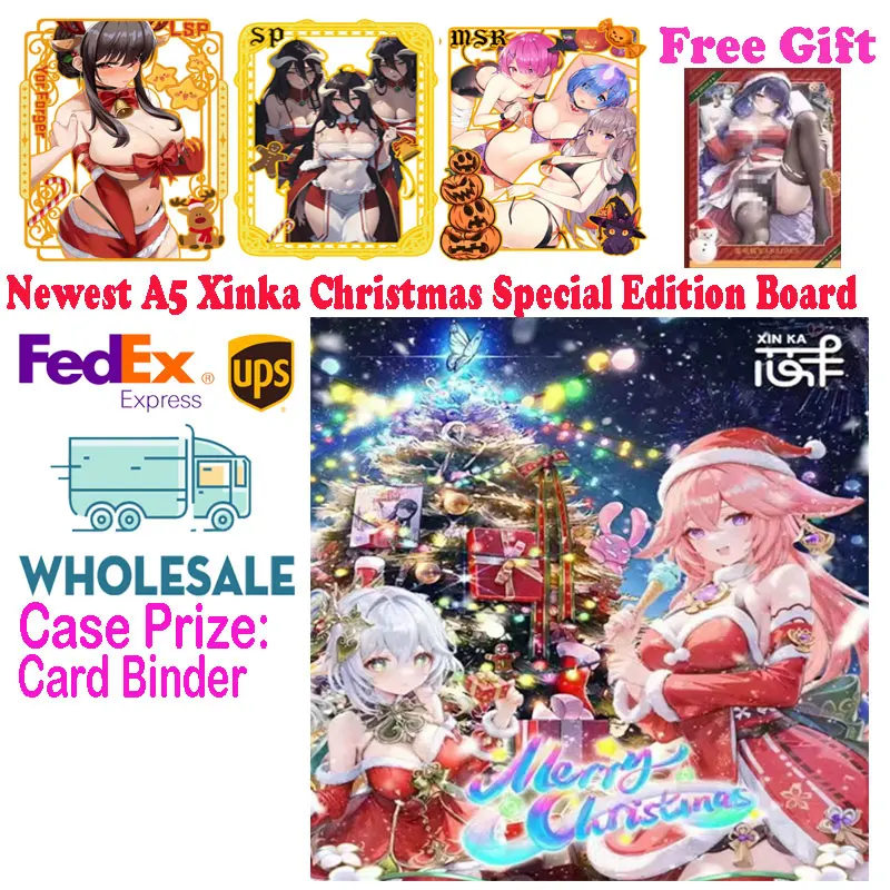 Wholesale 2024 Newest A5 Size Christmas Special Edition Goddess Story Card Board Waifu Yae Miko Doujin Toys Christmas Gift