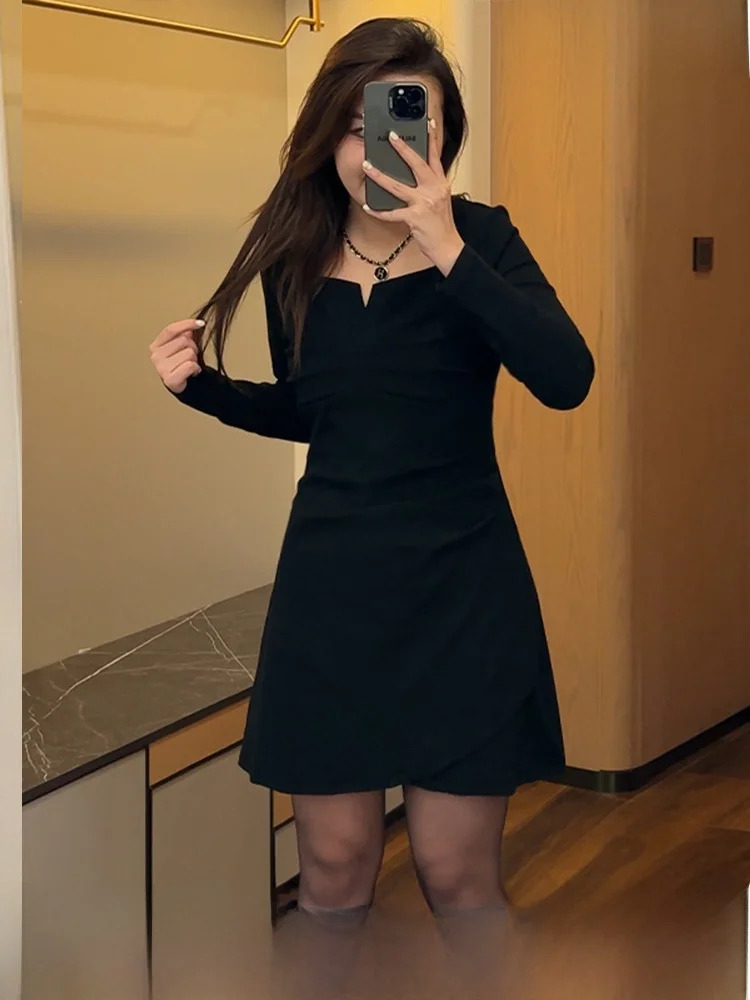 

Flattering ort Svel Bla Dr для женщин больших размеров, весенняя юбка трапециевидной формы с высокой талией, скрытая похудение