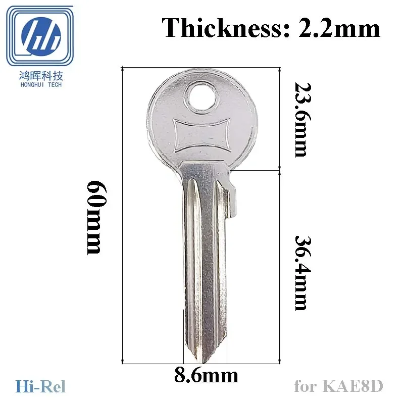 5-100 Pcs for Kale KAE8D Blank Key Embryo Iron Keys Locksmith Tools Home House Door Lock Safe Duplicate