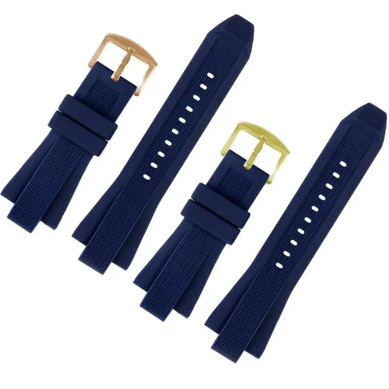 

Совместим с ремешком Michael KorsMKWatch, резиновый ремешок, мужской ремешок с приподнятым краем, цепочка для часов, аксессуары для гоночных часов