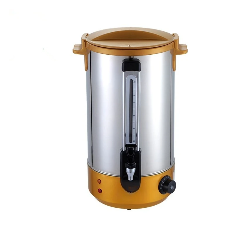 

Commercial electric boiling bucket Stainless steel double-layer anti-dry burning milk tea insulation