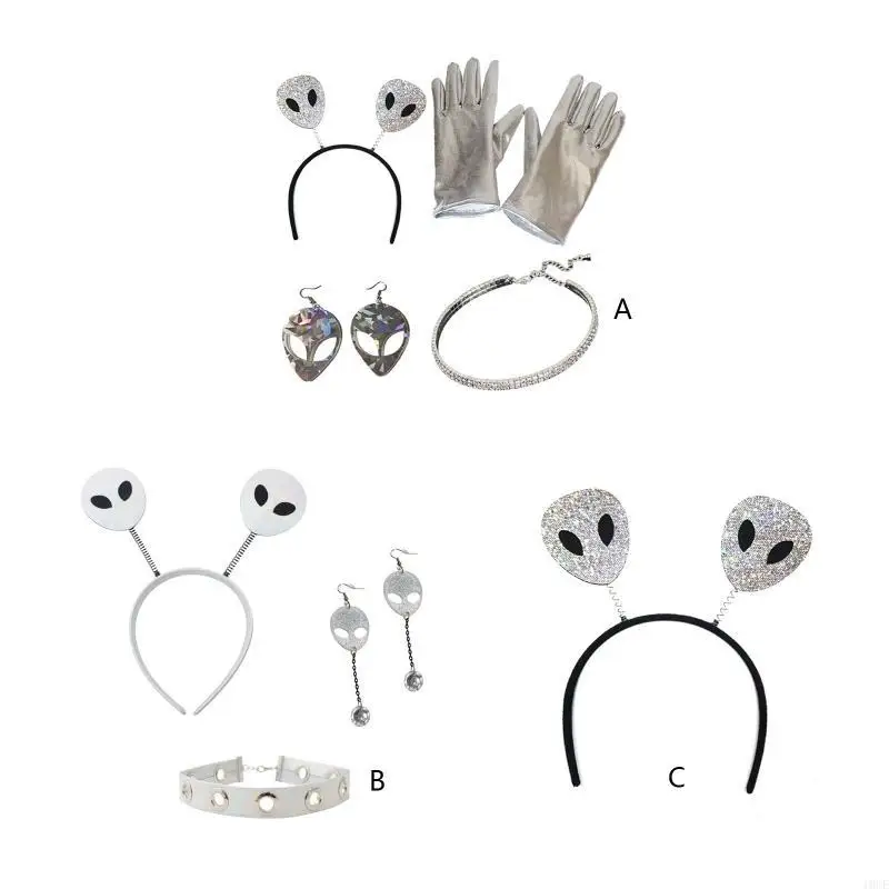 1/3/4 Funny Alien Fancy Costume Accessories Alien Cosplay Halloween Costumes