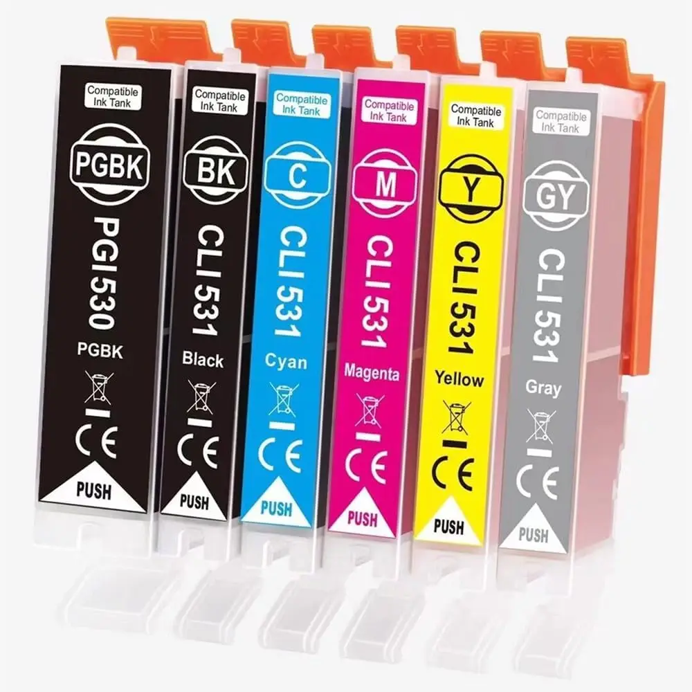 PGI-530 CLI-531 Xxl Inktcartridges Vervanging Voor 530xxl 531xxl Pgi530 Cli 531 Compatibel Voor Canon Pixma Ts8750 Ts8751 Printer