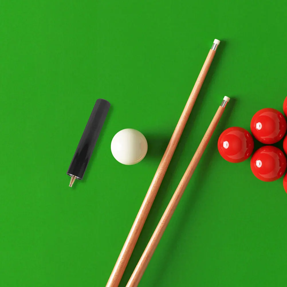 

Pool Cue Extender Snooker Extended Grip Black Aluminum Alloy Billiard Accessories