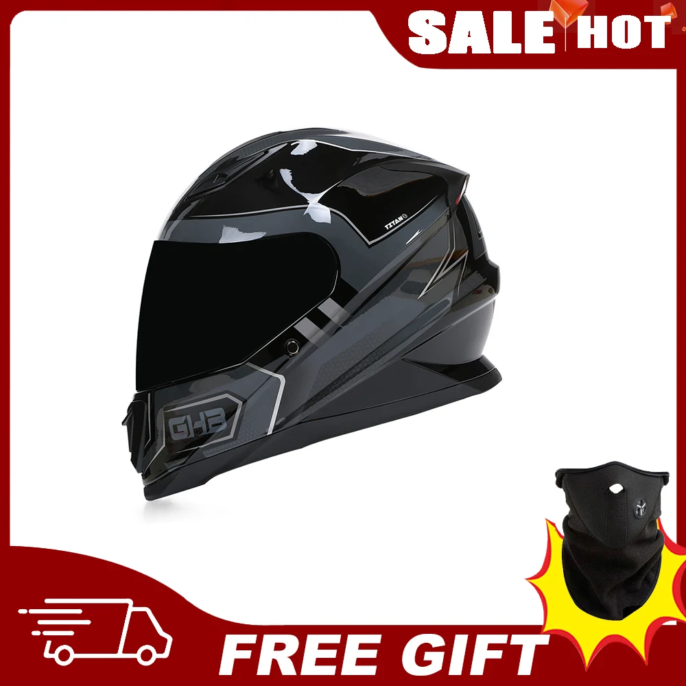 

Motorcycle Helmets Integral Full Face DOT Approved Certified Open Face Helmet Men's Women' Racing Moto With Anti-fog Visor DOT