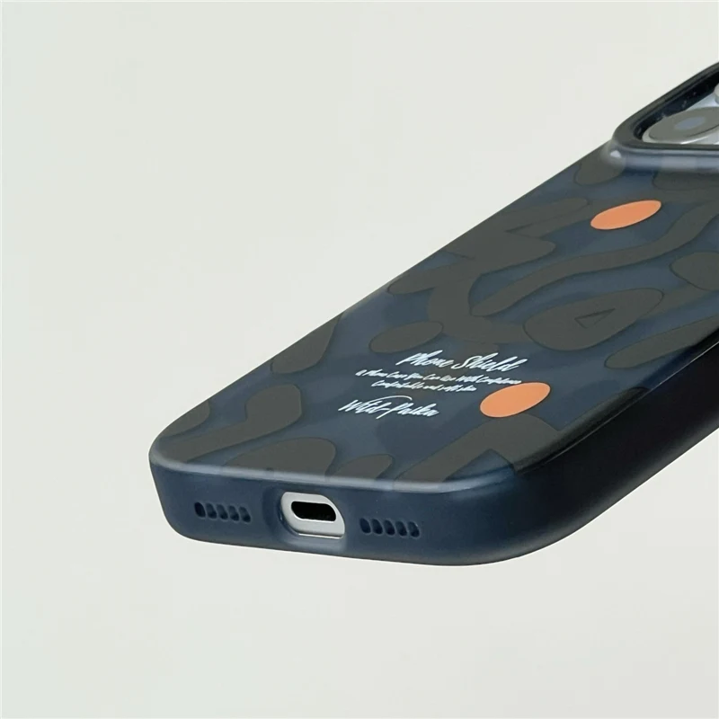 Magnetic MagSafe Case with Graffiti Design for iPhone Models 6