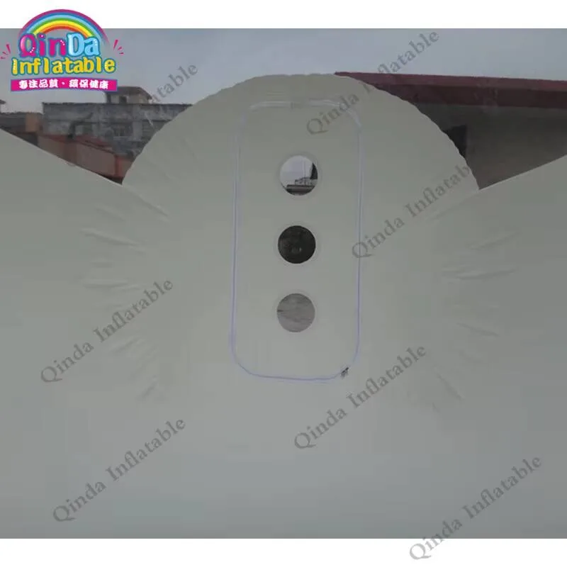 جودة عالية دائم بولي كلوريد الفينيل غرفة مزدوجة نفخ خيمة فقاعية شفافة التخييم الثلوج #1