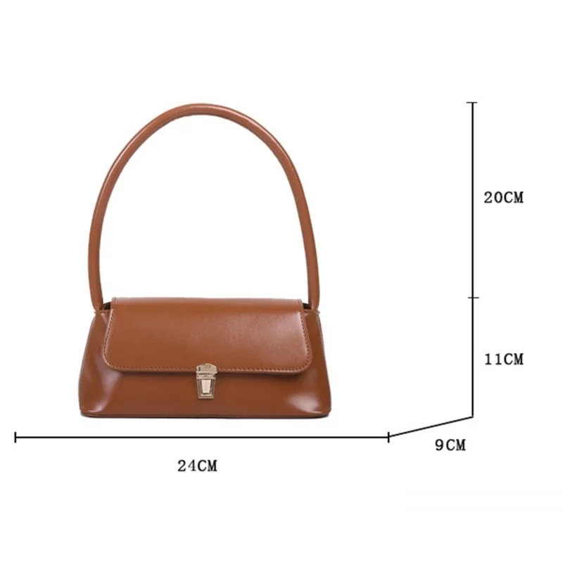 Modne damskie torby na ramię dla kobiet Design Underarm Bag for Female 2024 New Handbag Purses Solid Color Luxury Totes Hot