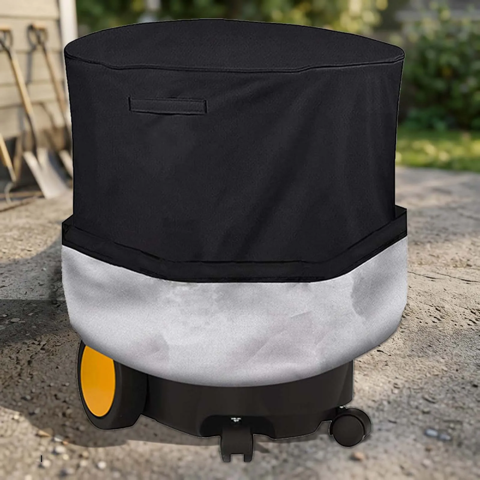 210D Oxford Fabric Cover Electric Leaf Mulcher Cover Weather Resistant Properties Adjustable Elastic Closure 210D