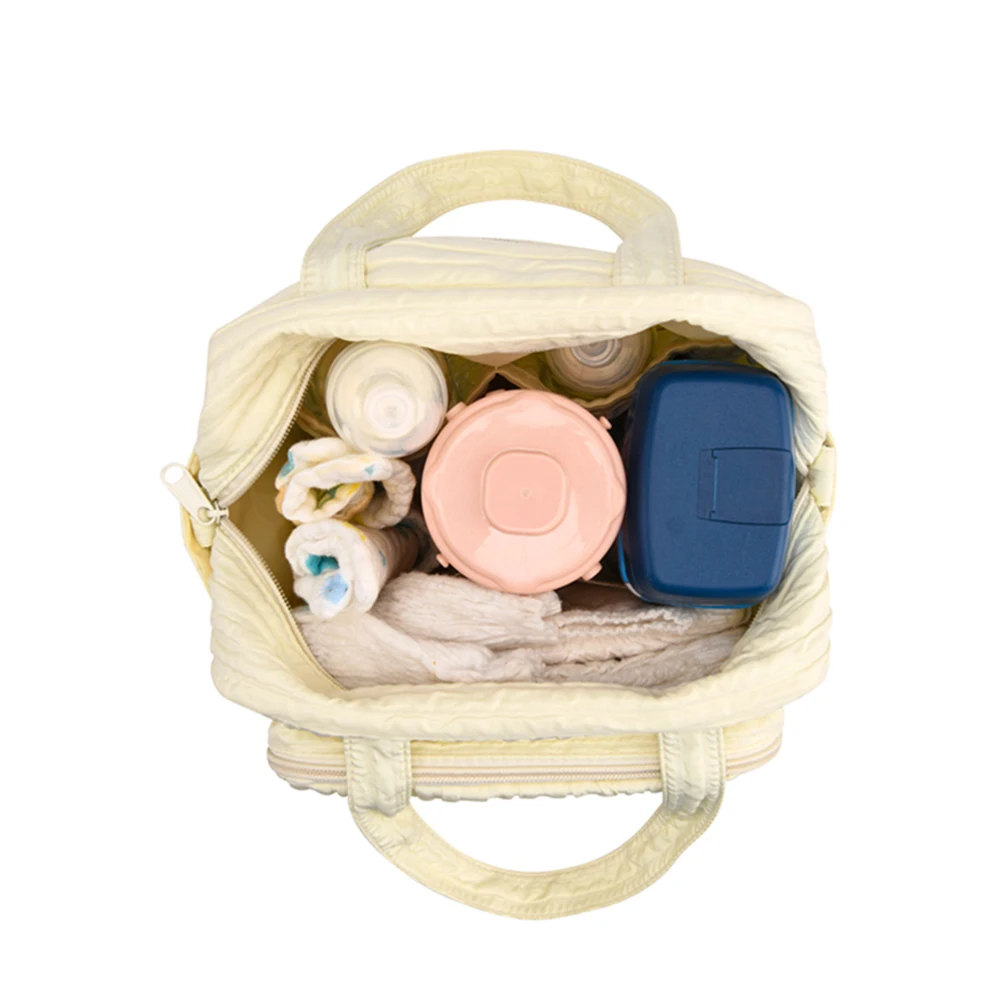 

Mommy Stroller Nappy Bag Portable Cute Cartoon Multi-function Large Capacity Baby Diaper Bags with Pendant Nylon Mom Travel Tote