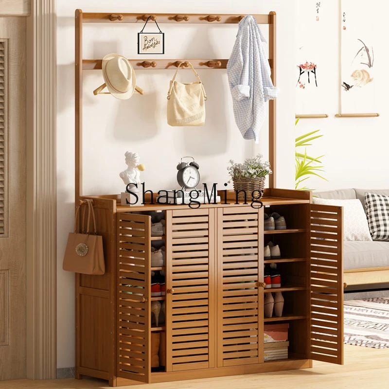 

CLhousehold door hanger multi-layer shoe rack indoor good-looking bedroom dust-proof storage shoe rack