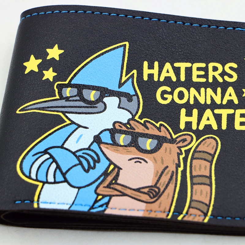 محفظة ثنائية الطي بتصميم عتيق "الآثار سيكره" - محفظة من البولي يوريثان الكرتونية للجنسين #5