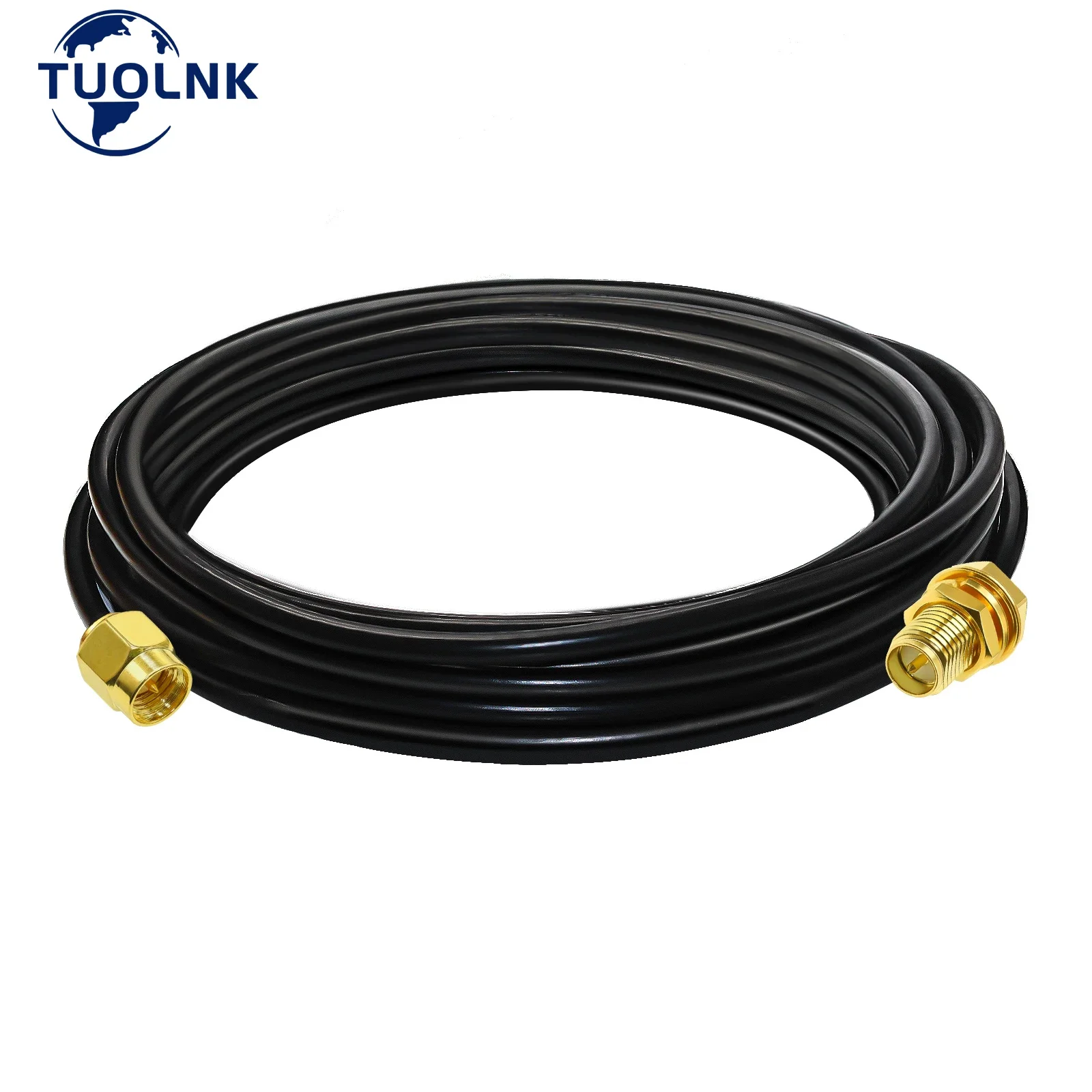 

RG58 Cable SMA Male to RP-SMA Female Low Loss Antenna Extension Cable SMA Male to Reverse Polarity SMA Female Cable 30cm-5M