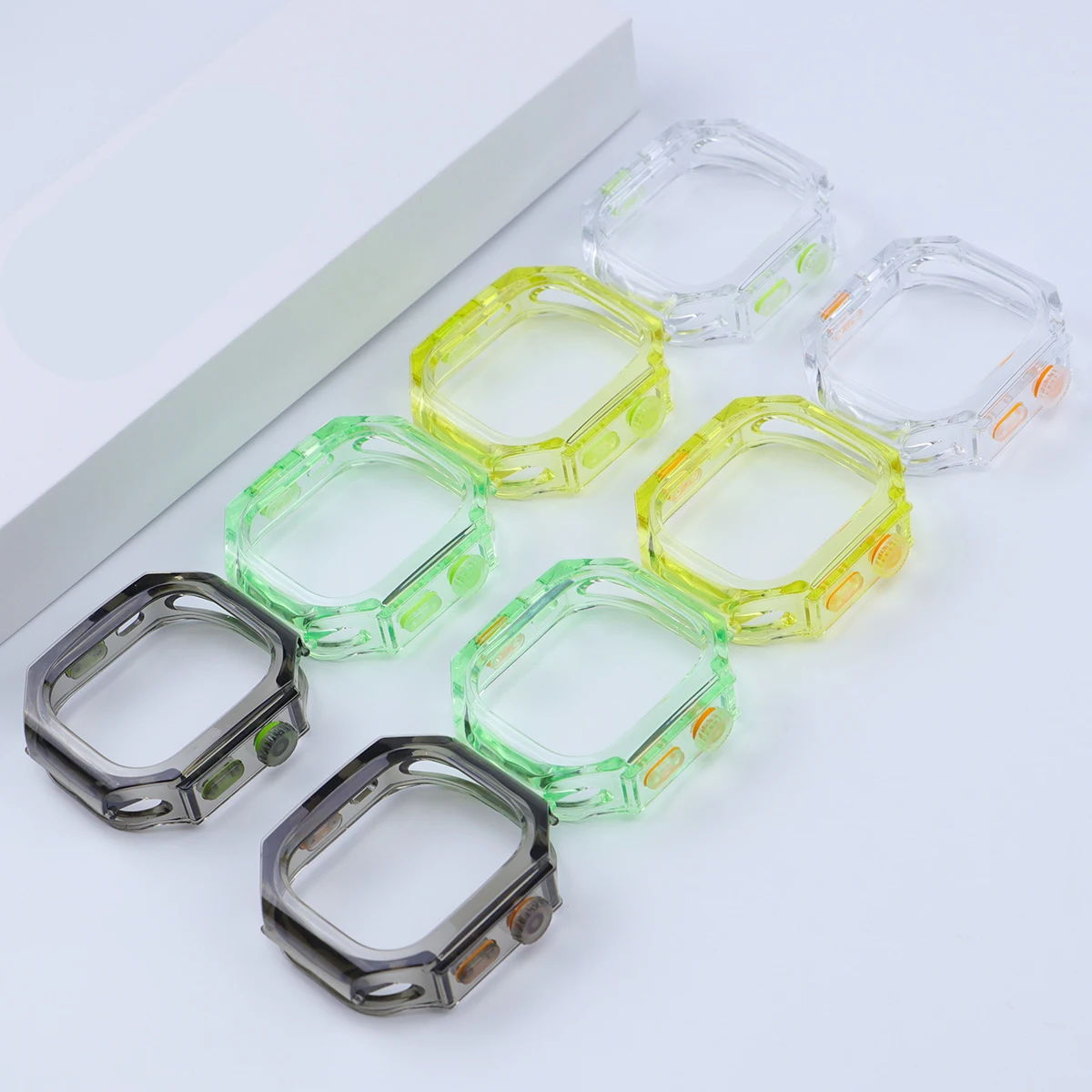 Transparent Soft Silicone Case for Apple Watch Ultra 2 49mm TPU Protector Case Cover for IWatch Series Ultra 2 Watch Accessories