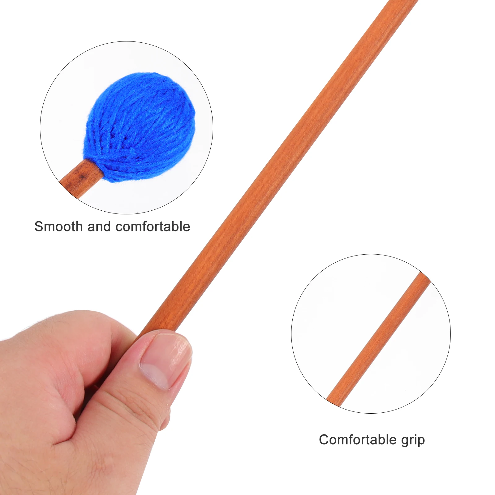 

Marimba Hammer Durable Plastic Drumsticks For Xylophone Percussion Sticks Musical Instrument Accessories Rubber Handle