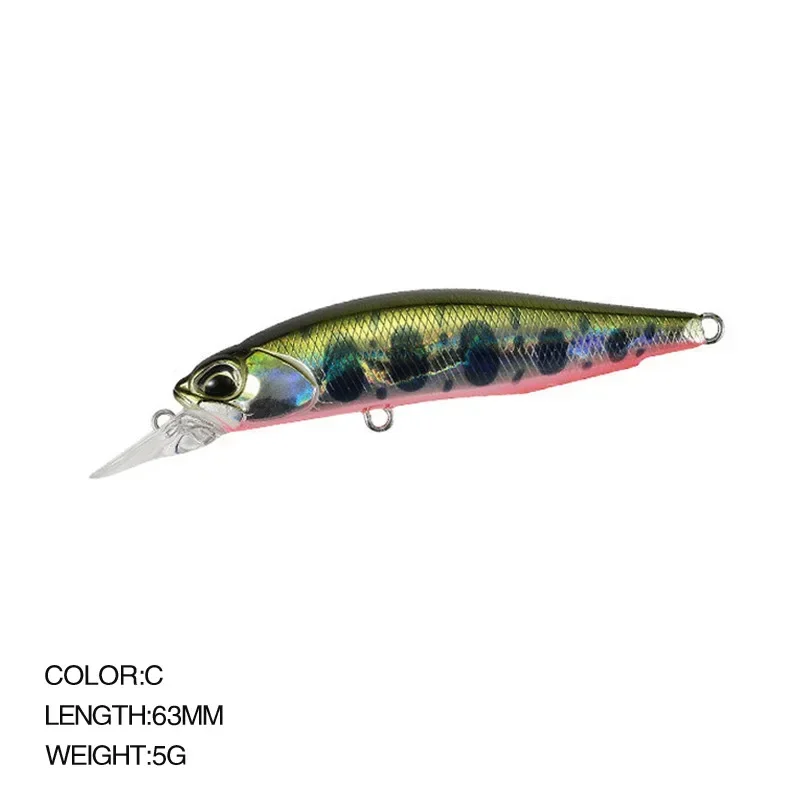 5g 8,4g Angeln Locken Minnow Wobbler Köder Rozante Suspending Jerkbait Swimbait Künstliche Harten Köder Culter Alburnus Köder