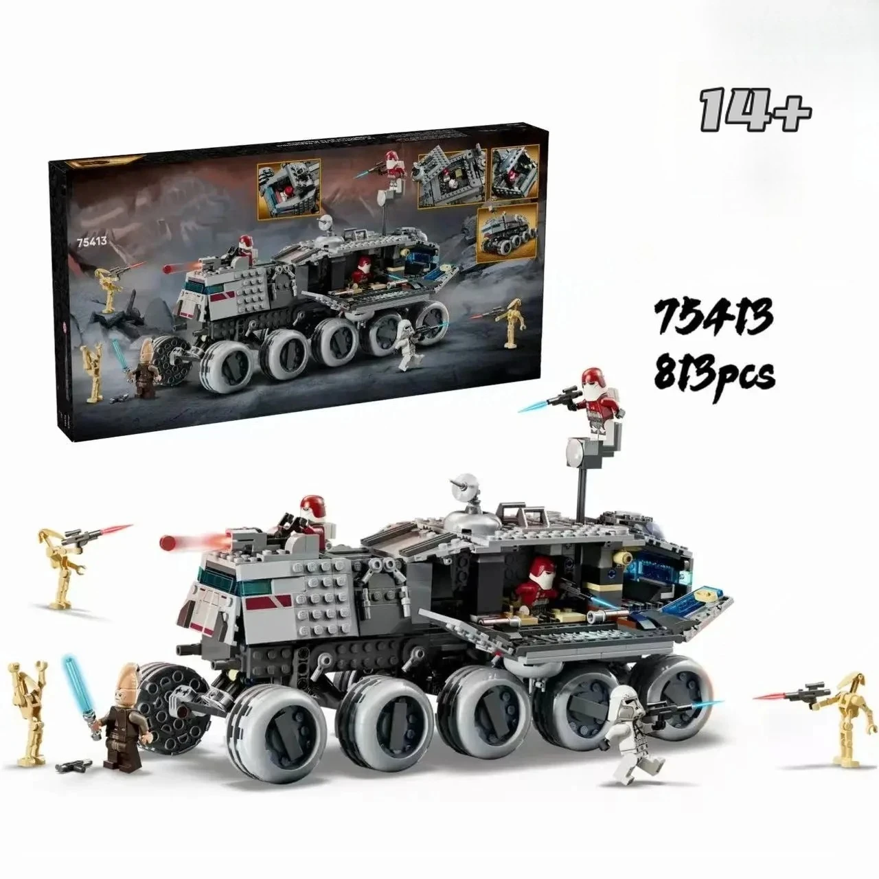 

Конструктор Disney Innovative 75413 Republic Juggernaut Collector Edition для коллекционеров, подарок на годовщину для фанатов