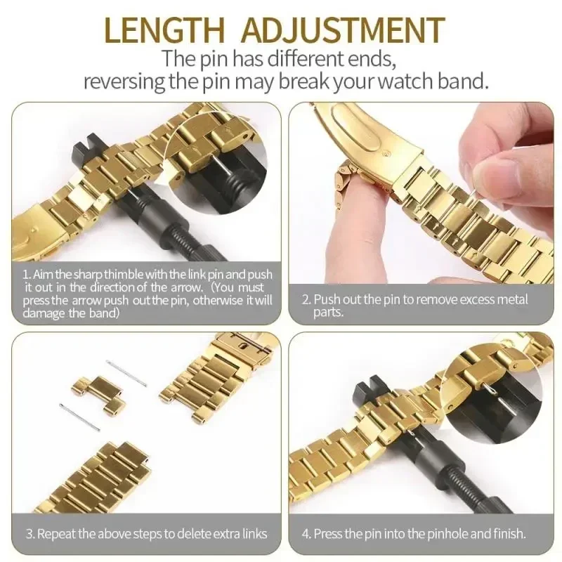 Metal Band For Samsung Galaxy Watch Ultra 47mm Stainless Steel Bracelet Wristband For Galaxy Watch 8 Ultra 47mm Belt Accessories