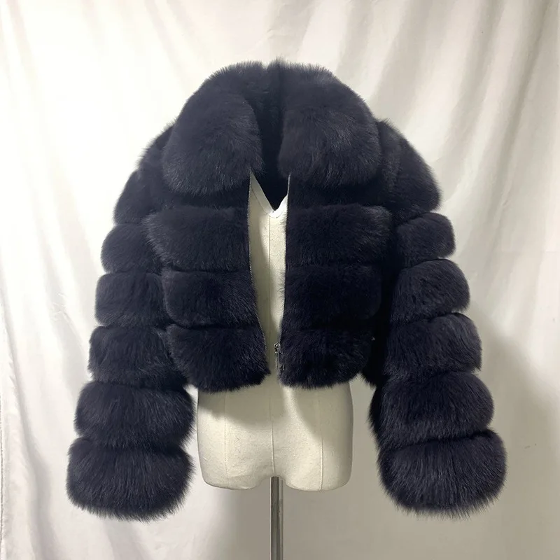 Nepbontjassen Damesjassen Turn Down Kraag Volledige mouw Korte jas Dikke warme Y2k Streetwear jas Bovenkleding Herfst Winter