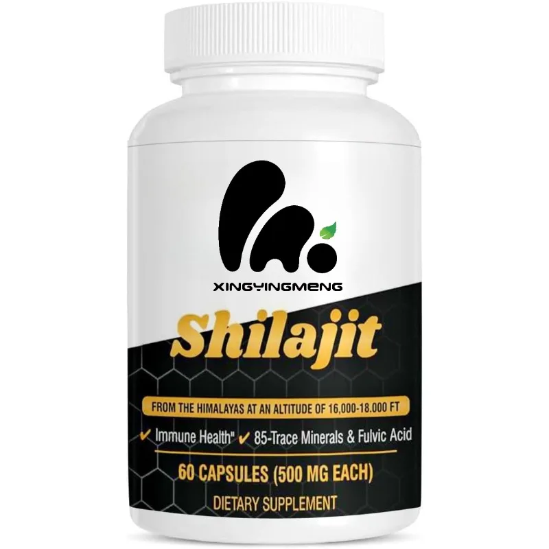 

Natural Shilajit Supplement 60 Pills ( Each) Containing Over 85 Minerals And Humic Acid - Healthy For Daily Life