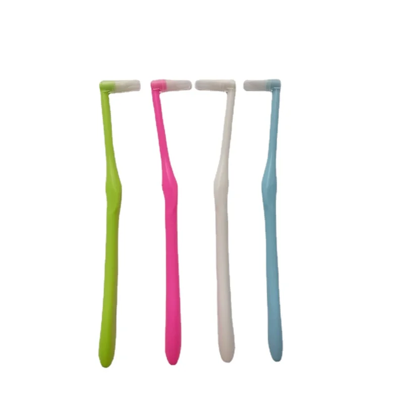 Pointed Head Orthodontic Toothbrush Tooth Brush Soft Hair Correction Teeth Braces Dental Floss Oral Tooth Care