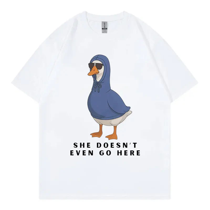 

Забавная футболка Silly Goose Meme, трендовые модные футболки с короткими рукавами, унисекс, футболка большого размера