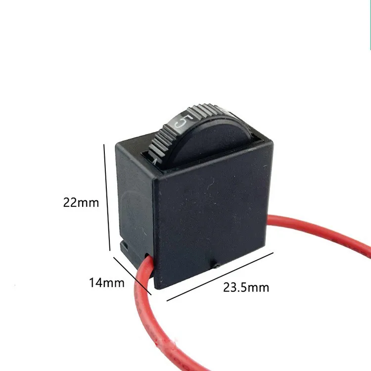 Power Tool Switch 6 Speed Regulation Speed Control Trigger Switch For Electric Grinder DR2-6/1FE 12A 220-250V