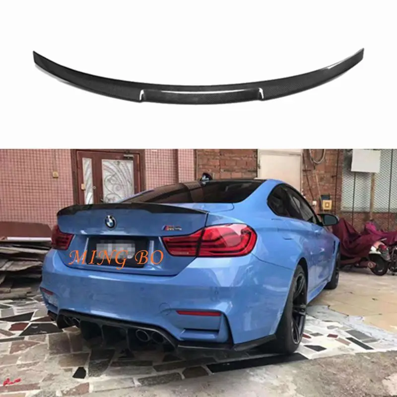 

FOR BMW M4 F82 MM4 Style Carbon fiber Rear Spoiler Trunk wing 2014-2020 FRP Forged carbon