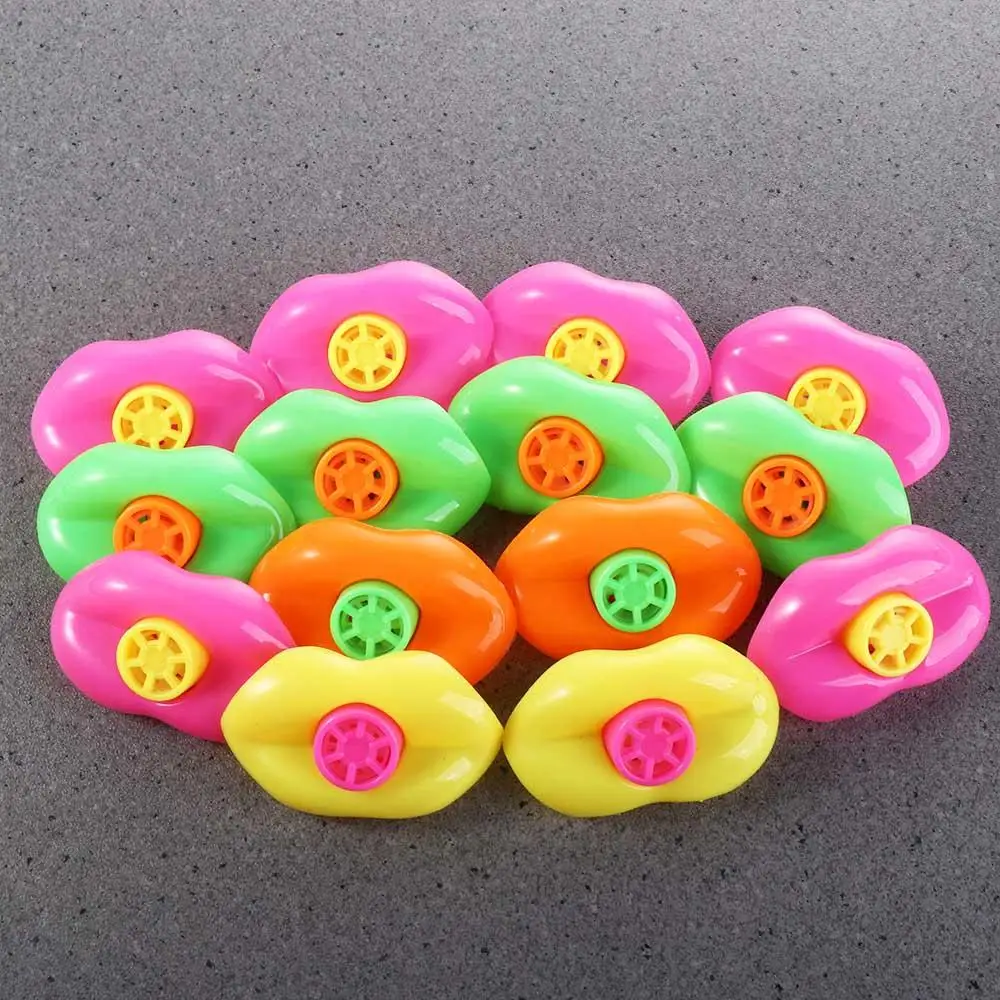 Party Supplies 15Pcs Plastic Game Prize Noisemakers Kids Toy Whistles Mouth Lip Whistle Survival Whistle Whistle Decoration