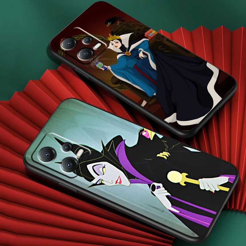 Maleficent Usula Disney For Xiaomi Redmi Note 13 12R 12 12S Turbo 11 11T 11S 10 10S Pro Plus 5G Black Back Phone Case